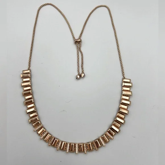 Kendra Scott Harper Necklace in Rose Gold and Crystals 1310 - Picture 1 of 3